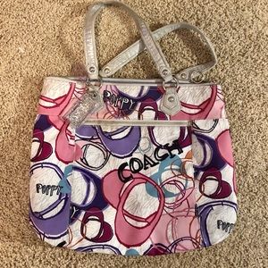 Authentic Coach Poppy Glam Tote
